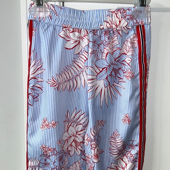 Janie & Jack Floral Striped Joggers - Picture 4 of 8